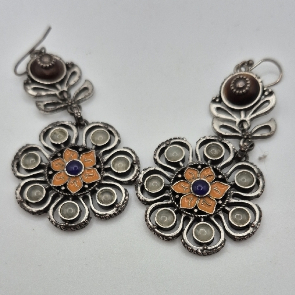 Lucky brand boho Floral Earrings